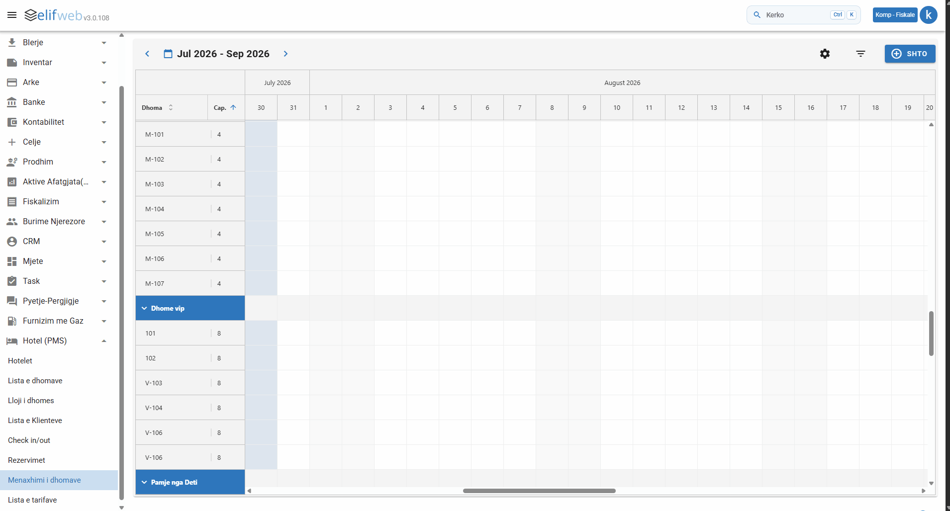 Create a reservation with rates applied automatically.